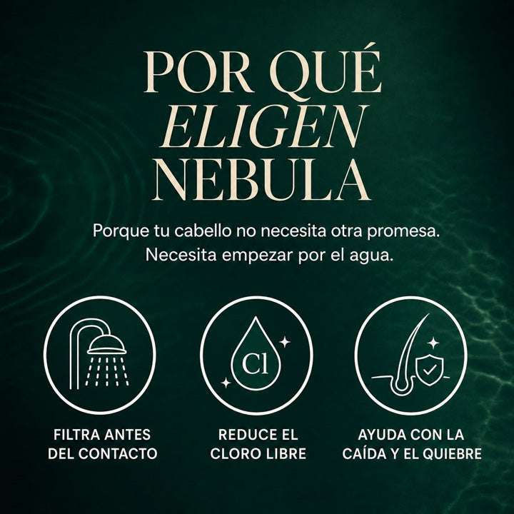 Ducha Purificadora de Alta Presión - Elimina Cloro y Metales Pesados